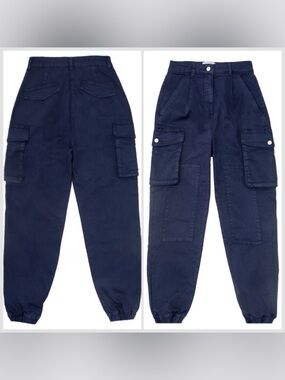 NWT Moschino Navy Blue Cargo Jeans